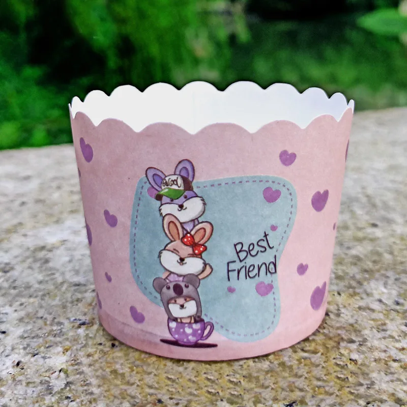 50 шт. красивая Замороженная Принцесса Эльза Ана милые кролики серии бумажный