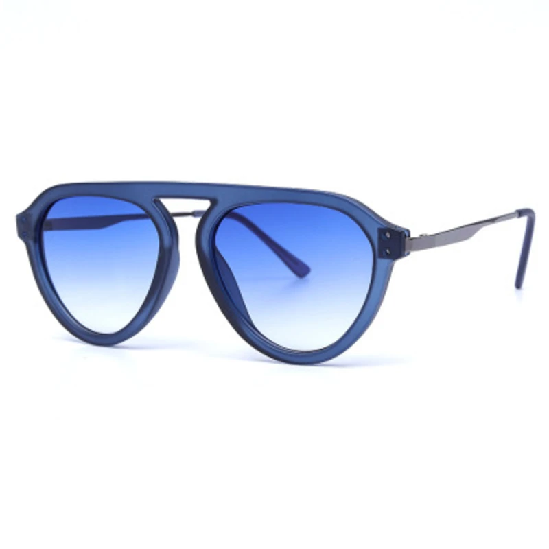 

NAUQ fashion trend colored sunglasses women 2020 retro gradient lens sun glasses female vintage shade mirror for women