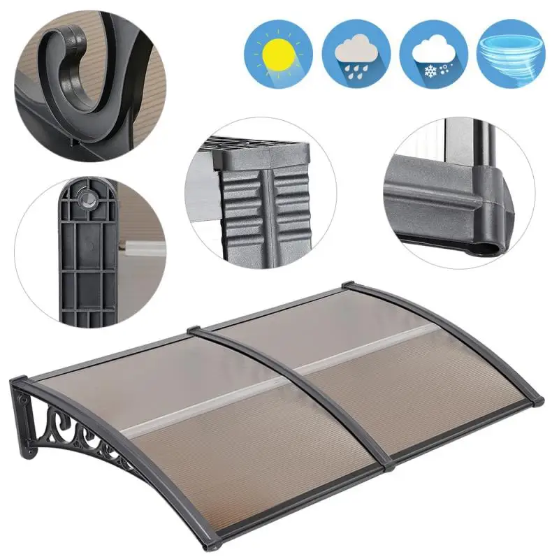 DIY Front Door Window Awning Patio Cover Canopy Gazebos Outdoor Tent Garden Supplies HWC | Дом и сад
