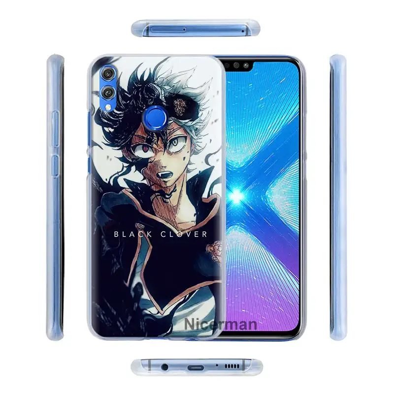 Жесткий чехол-накладка для Xiaomi Redmi Note 9S 9 Pro 6 7 8 8T 6A 7A 8A 9A 9C K20 K30 5G с рисунком черного