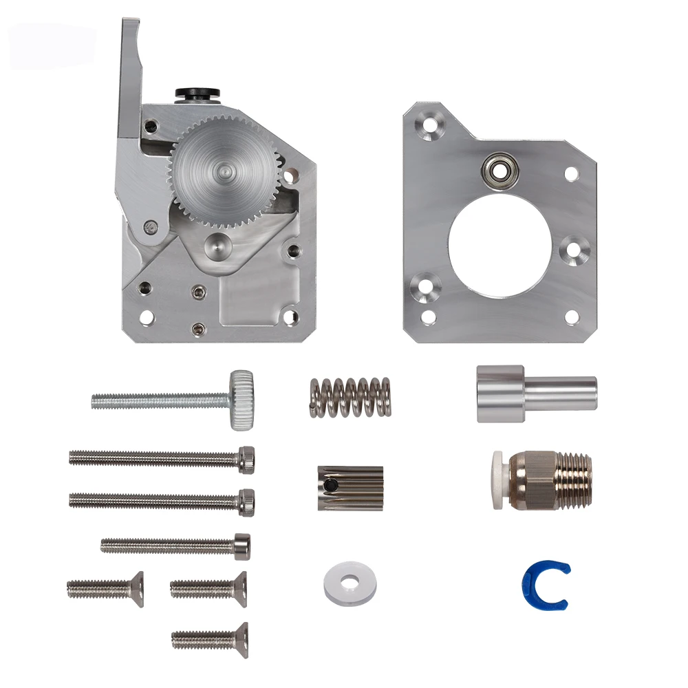 3d printer parts extruder cloned btech dual drive extruder dual gear bowden extruder 1 75mm filament for 3d printer mk8 cr10 free global shipping
