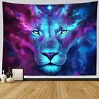 Гобелен SepYue с изображением животных, волков, настенный подвесной гобелен, художественный Декор для спальни, домашней комнаты, хиппи, психоделическая искусственная печать