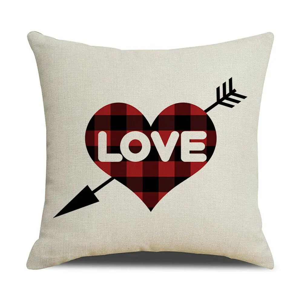 18 дюймов новый день Святого Валентина наволочка для подушки розовая Милая любовь