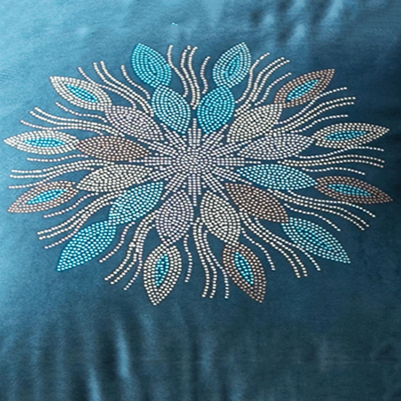 Вельветовое покрывало для кровати с принтом растений свадебные украшения дома