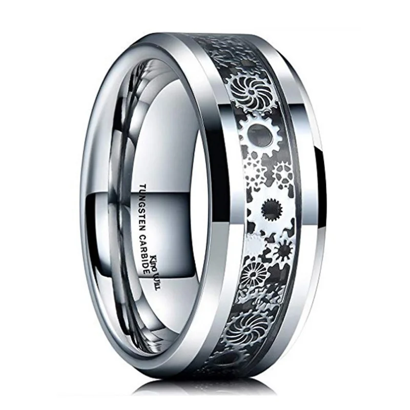 

Personality ring tungsten steel fashion all kinds of fashionable accessories men and women's universal single ring