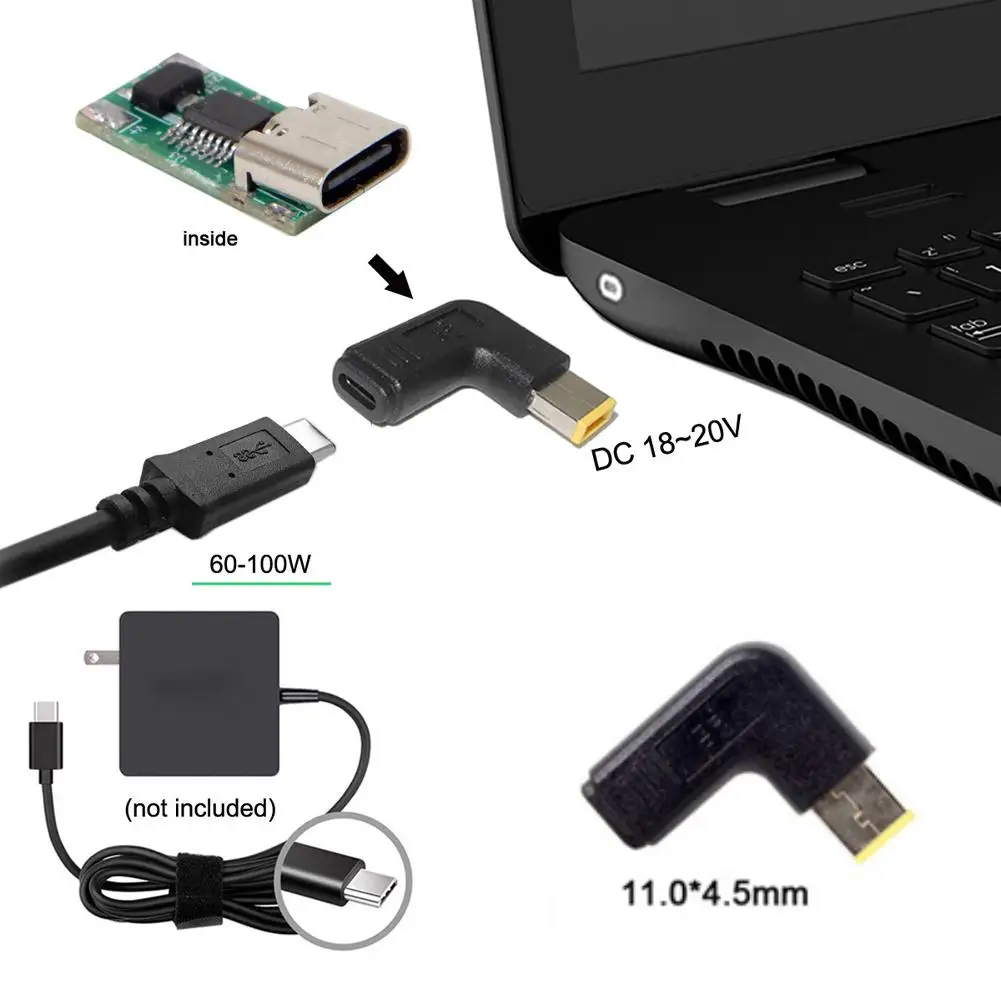 Адаптер для зарядного устройства ноутбука Lenovo Asus адаптер зарядки с разъемом USB 3 1