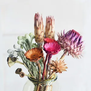 Африканские сушеные цветы, натуральный букет подсолнухов, коралл стол в форме фруктов, Декор, Императорский цветок вечерние НКА, свадьба, аксессуары для украшения дома