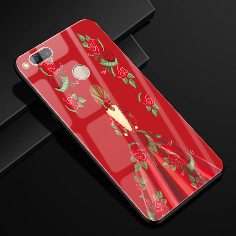 13 For ZTE Z17 mini Case 5.2'' Glass Hard Back Cases For ZTE NUBIA Z17 mini Case Tempered Glass Cover Z17mini Z 17 NX569H NX569j - Цвет: 13
