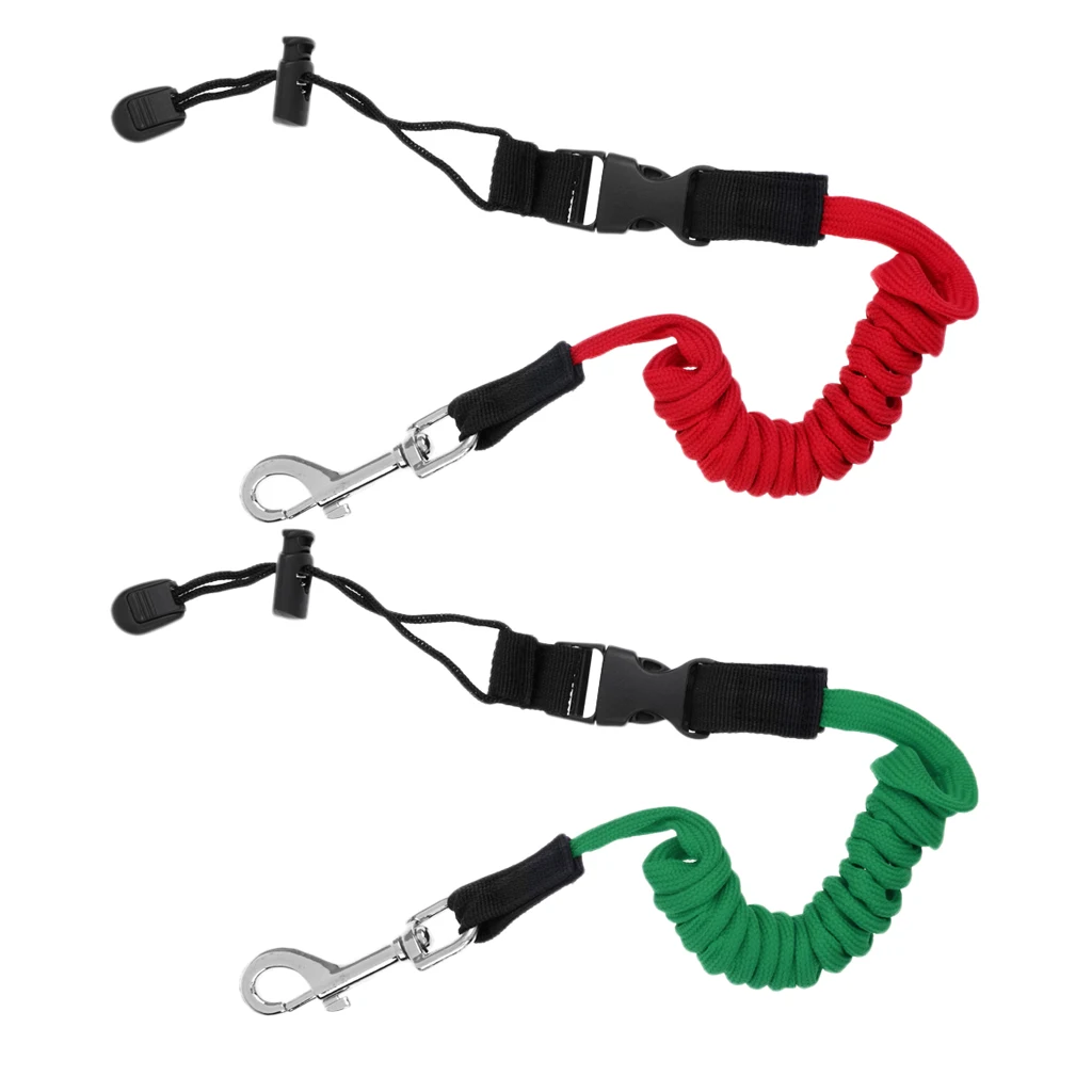 2x сильный весло для байдарки каное поводок рельсового держателя шнур аксессуары