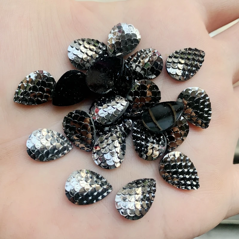 

Wholesale 450pcs 10*14mm DIY Resin 3D Water drop Flatback Rhinestone Wedding decorate Buttons For Craft Garment -HT131