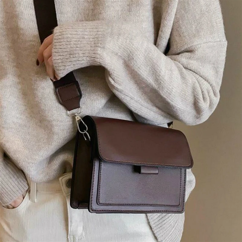 Модные женские сумки-Кроссбоди в винтажном стиле из искусственной кожи женская