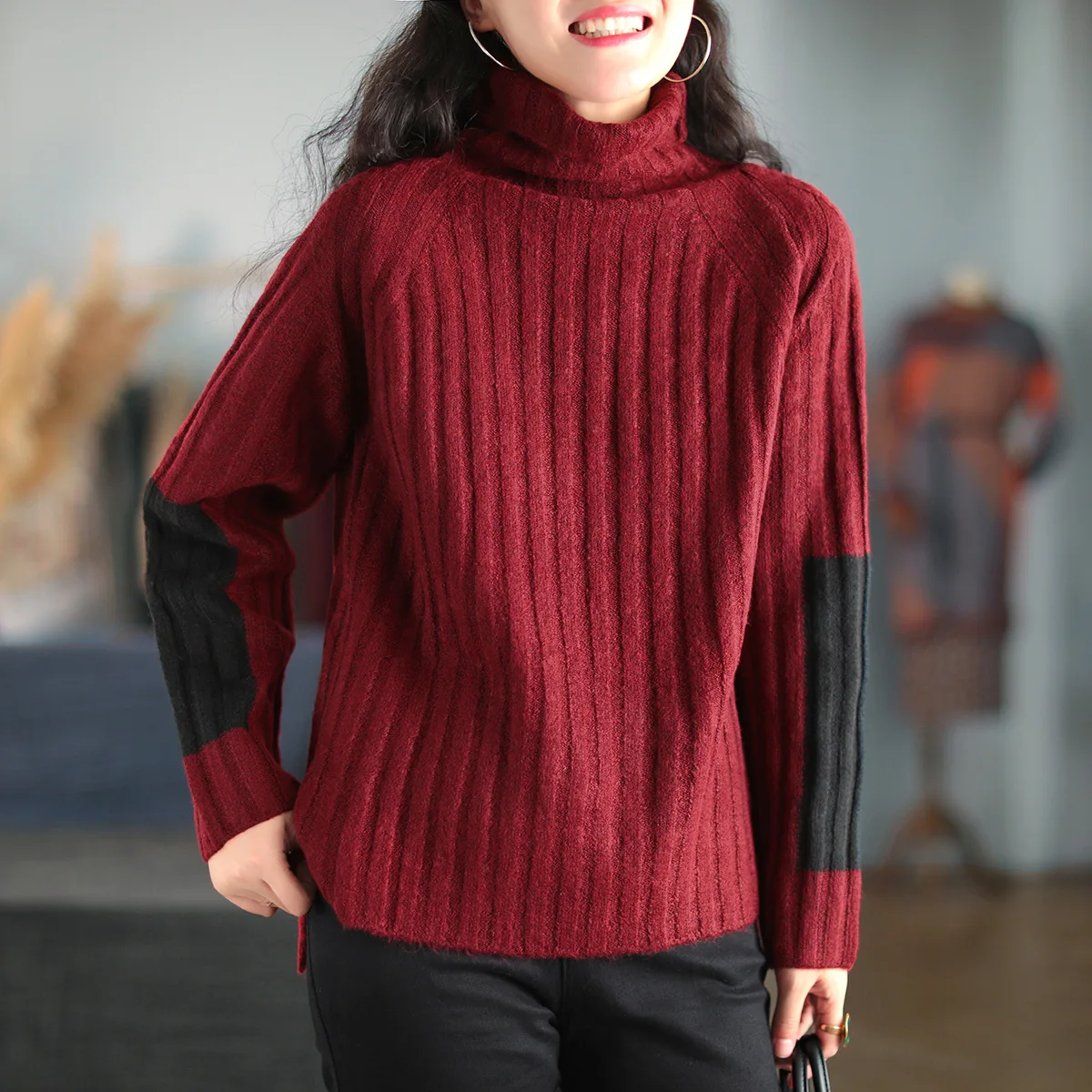 Новинка зимы 2020 модные женские пуловеры Max LuLu в китайском стиле повседневные