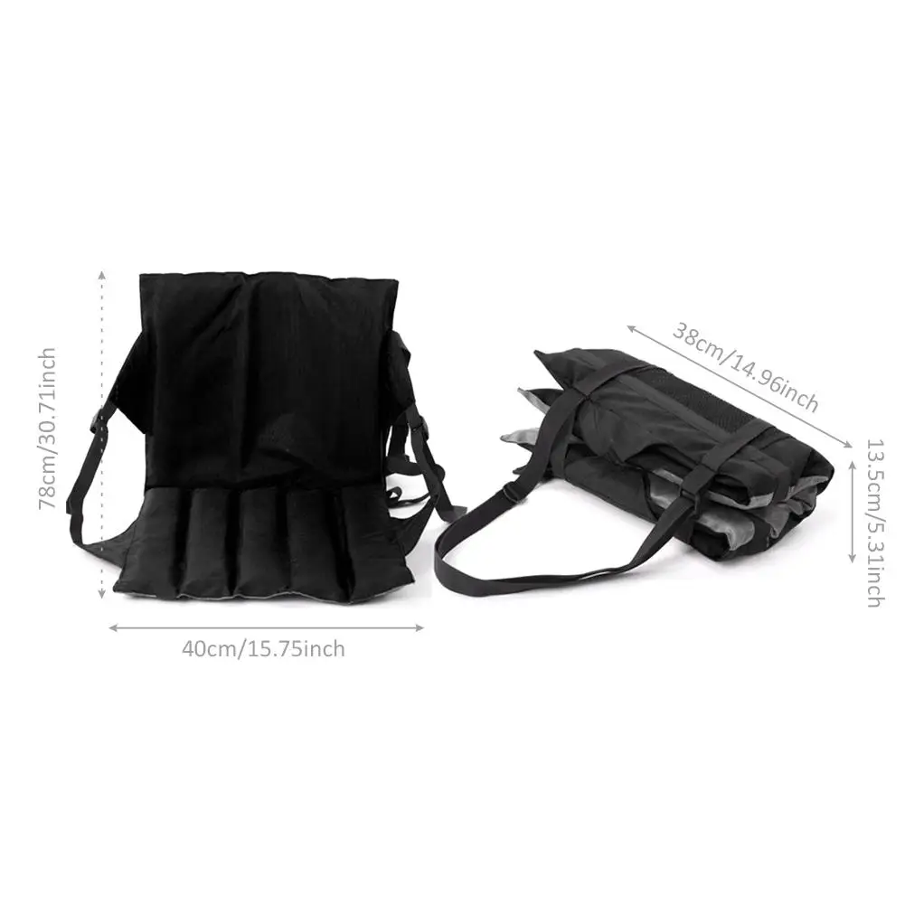 Складное уличное кресло с подушкой и спинкой портативное высококачественное