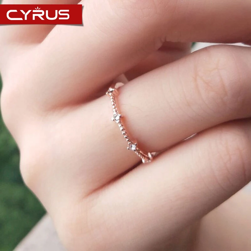 Корейский стиль четыре сверла кольца элегантные Бохо золотого цвета