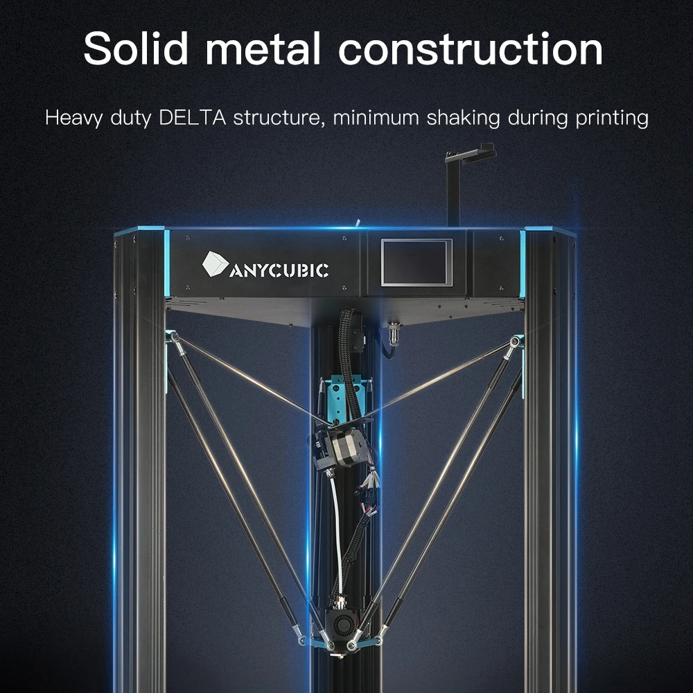 ANYCUBIC Predator 3d-printer Kossel линейный плюс 3d принтер 3d с ultraase экструдер большой объем сборки металлическая рама FDM Diy 3 д принтер 3d принтер набор для сборки Комплект 3д принтер