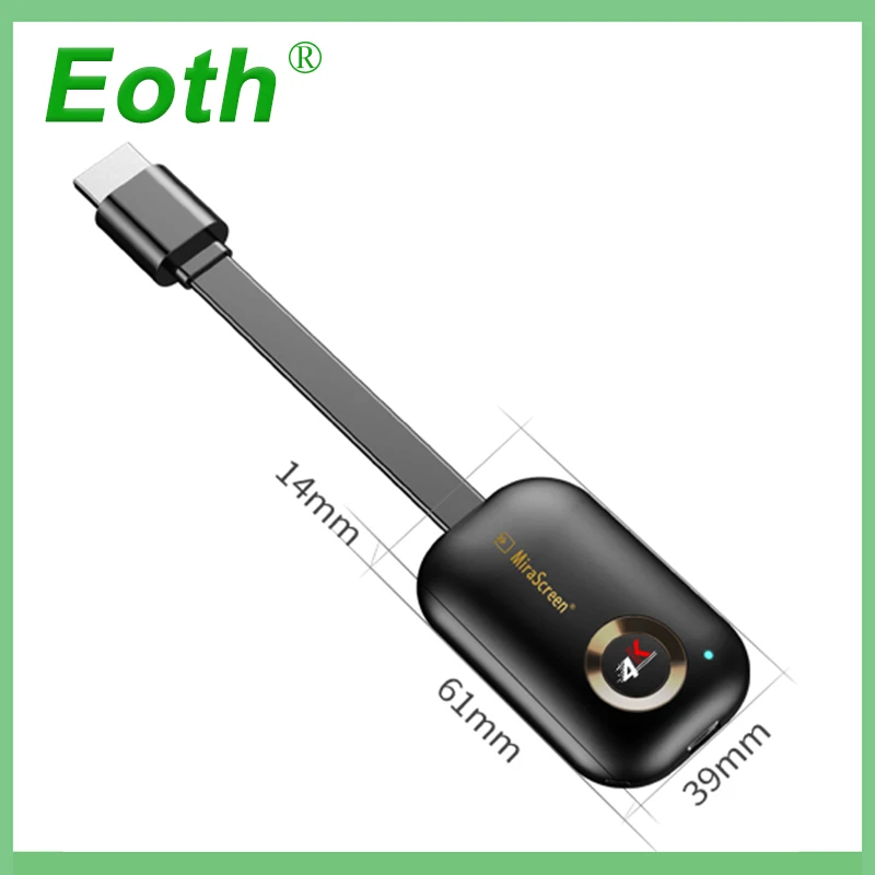 ТВ приставка Miracast для Airplay netflix 4K беспроводная HDMI Android google chromecast dvb ключ