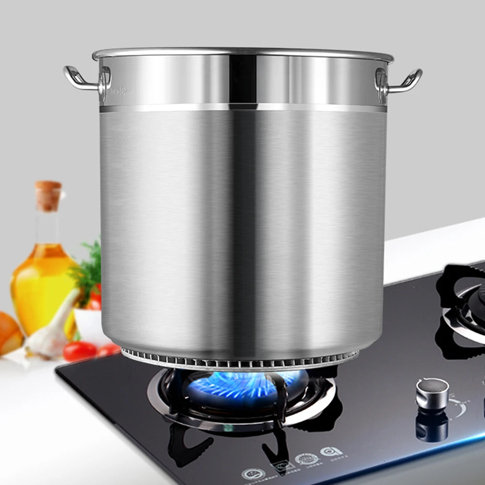 Суповая посуда из нержавеющей стали энергосберегающая кухонная утварь кастрюля