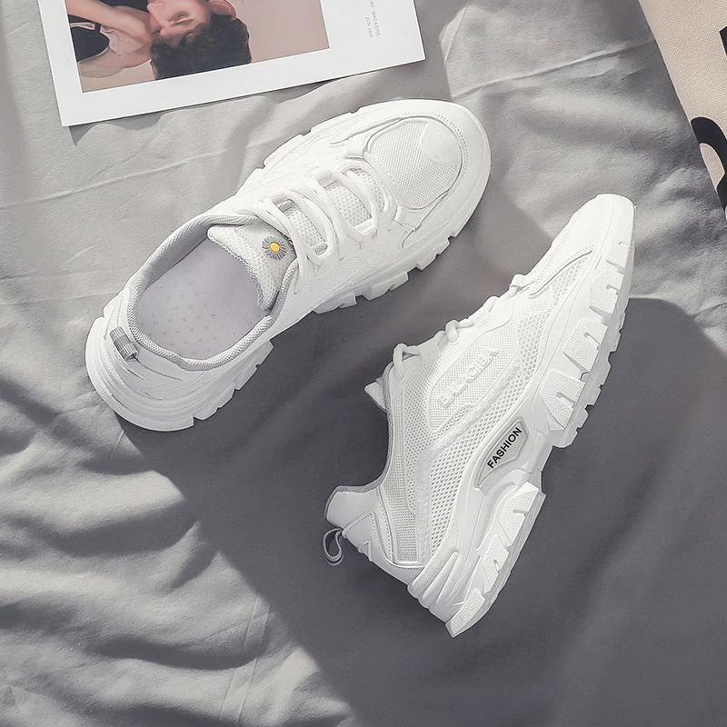 Женская обувь Модные кроссовки Удобная женская на шнуровке Вулканизированная