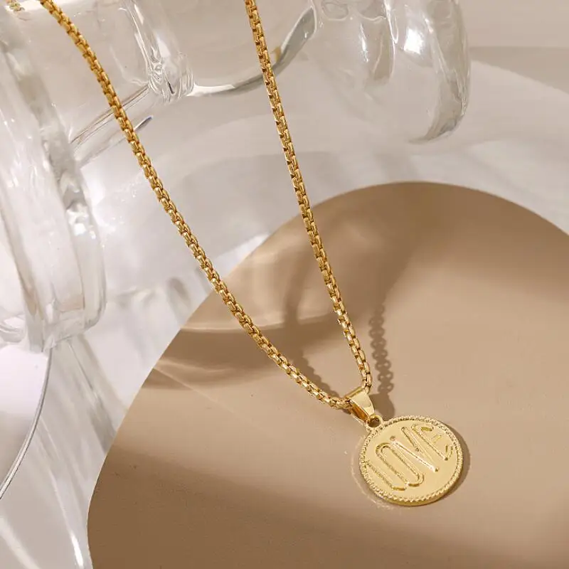 

Модное Новое круглое ожерелье для женщин, модное Золотое холодное праздничное ювелирное изделие для девочек, корейский Джокер, милое ожере...