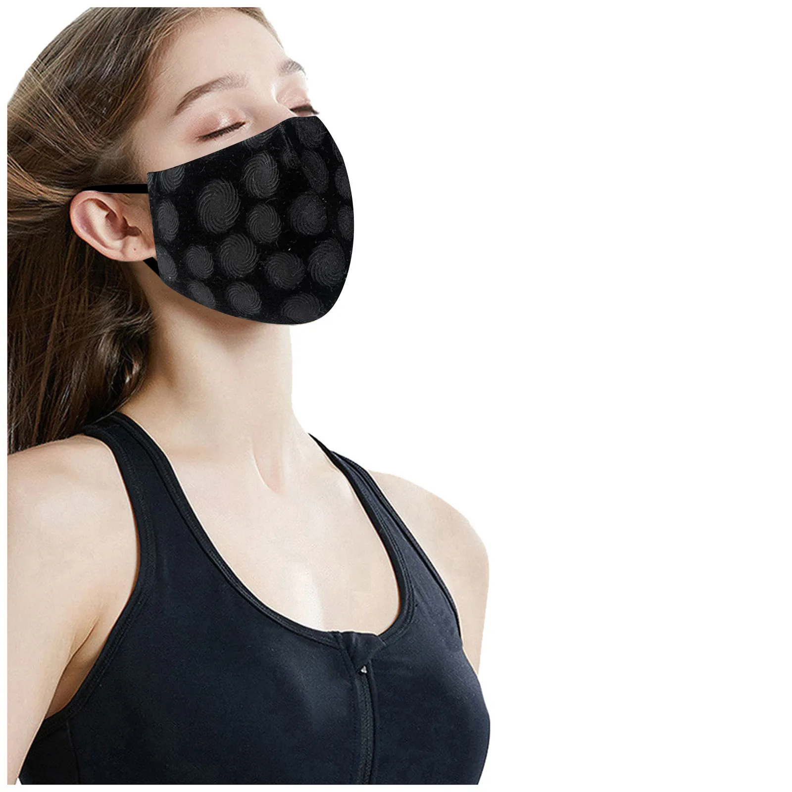 1/комплект из 4 предметов модный принт маски для лица дышащая Защитная крышка