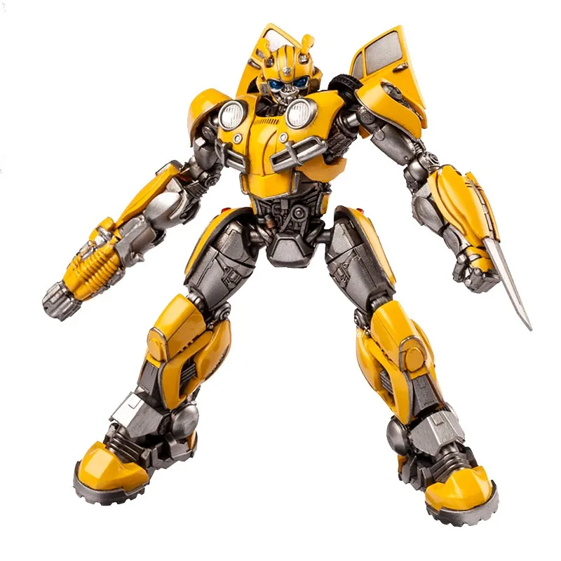 Transformation Yellow Bee Assembling Kit Mini Poacket Warrior Action Figure Robot Toys Assembly Model Gifts