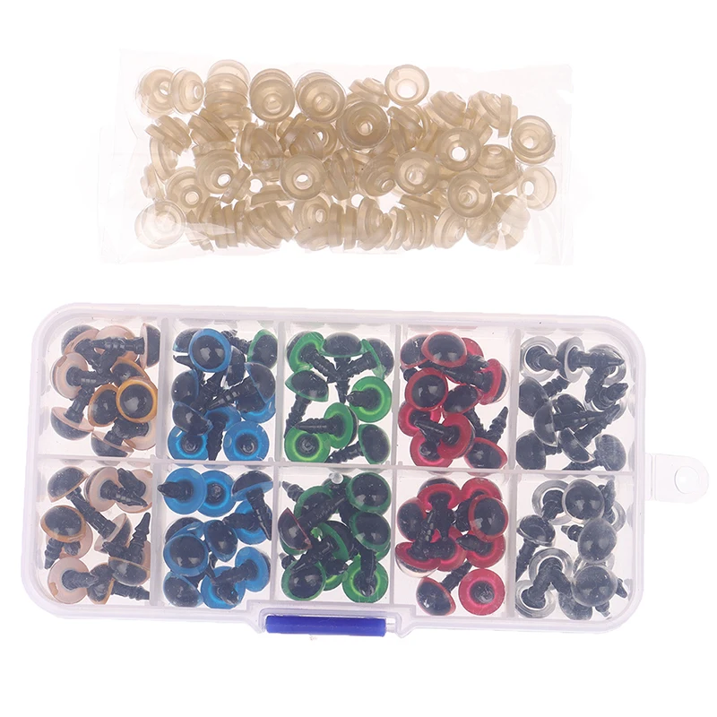 

50Pairs Plastic Safety Eyes Cute For Dolls Bear Stuffed Toys