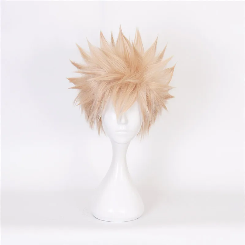 Парик для косплея Bakugou Katsuki из аниме Моя геройская Академия термостойкий короткий