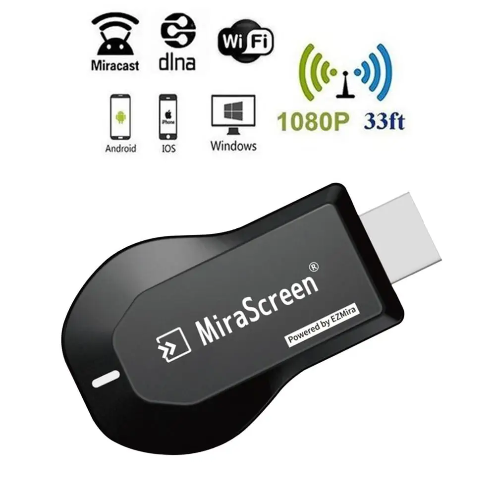 ТВ-приемник M2 Pro Wi-Fi Anycast DLNA Miracast Airplay зеркальный экран - Цена: 791.34