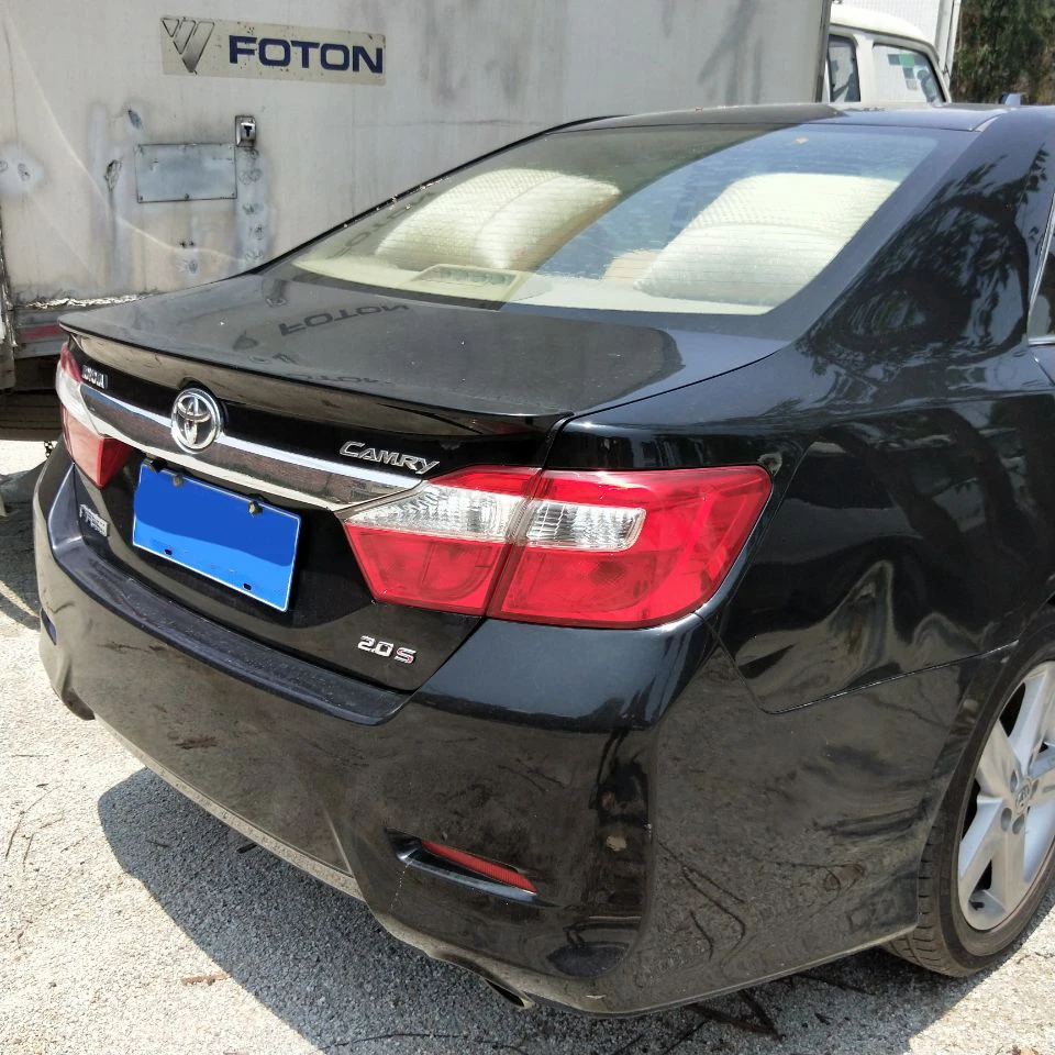 Для toyota Camry 2012 2013 2014 2015 высокое качество и твердость АБС пластик спойлер из
