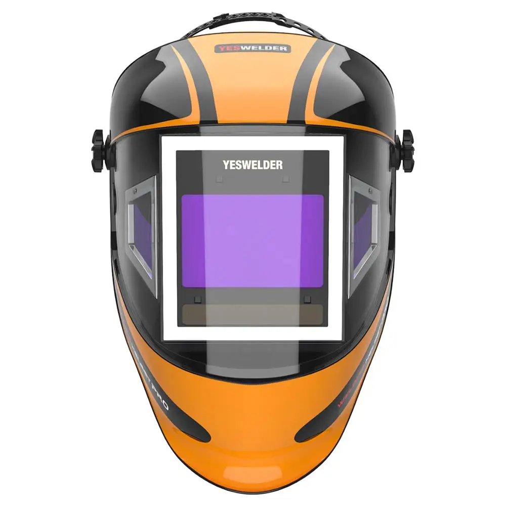 Сварочный шлем YESWELDER с автоматическим затемнением на боку панорамный фильтр