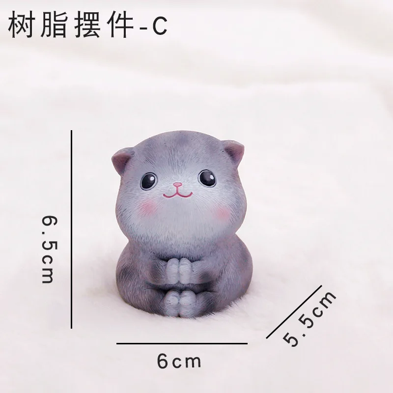 Новые японские миниатюрные статуэтки для террариума Kawaii, украшения для домашнего декора, креативный Рождественский подарок для детей, домашний декор - Цвет: Decoration only C