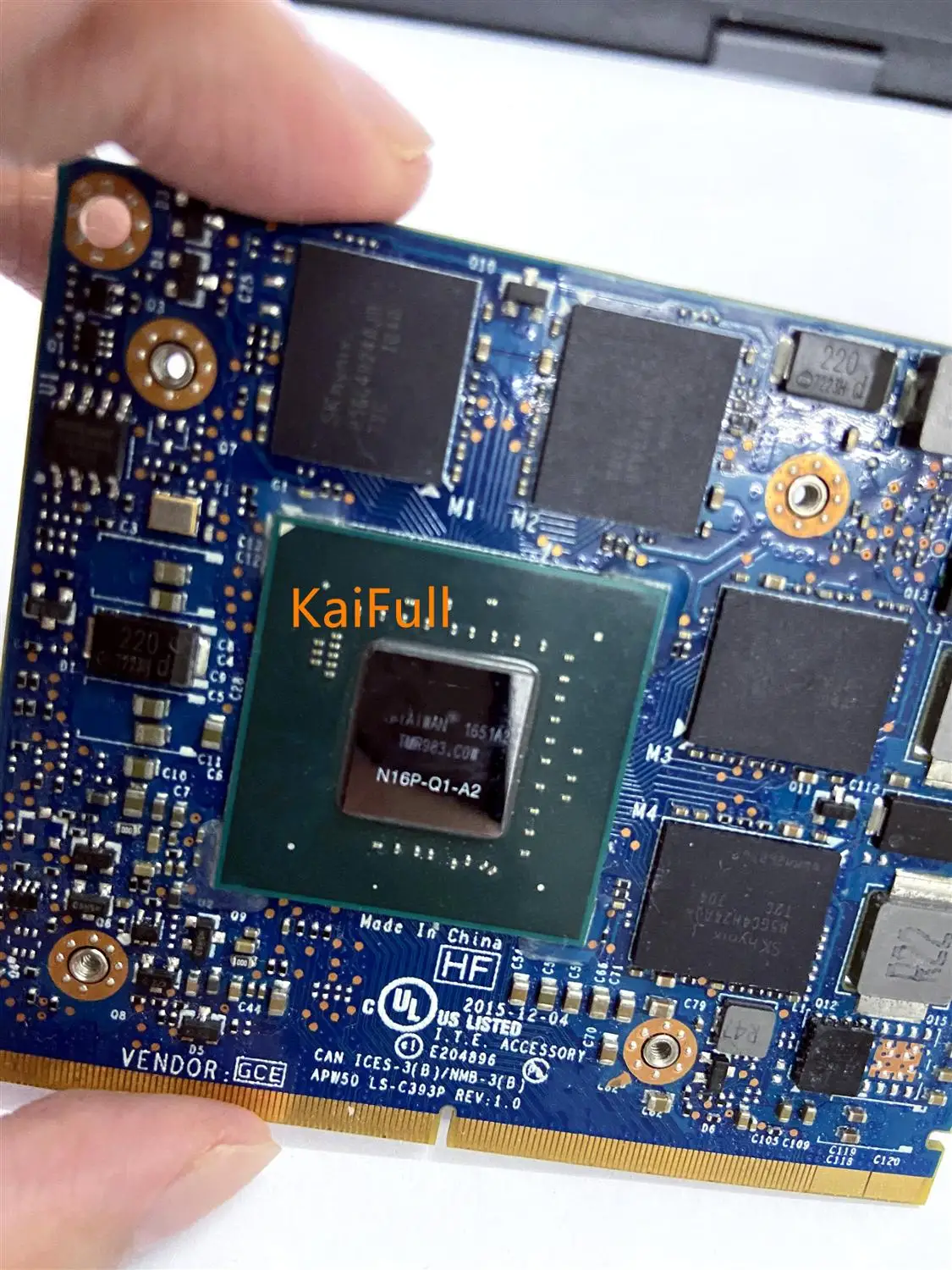 Оригинальная видеокарта M1000M M1000 GDDR5 2 Гб N16P-Q1-A2 для Dell M4800 M7510 M7520 HP ZBook15 17 G3 Test OK |
