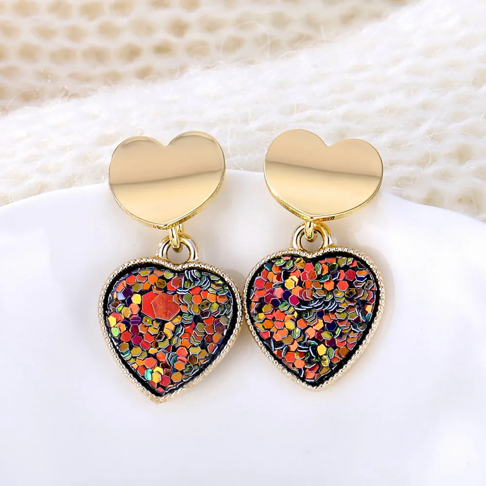 A8 Multicolor Модные маленький металлический шарик падение серьги в стиле панк золотого и серебряного цвета Цвет Круглый Круг Длинные висячие серьги лучший подарок для Для женщин - Окраска металла: A8 Multicolor