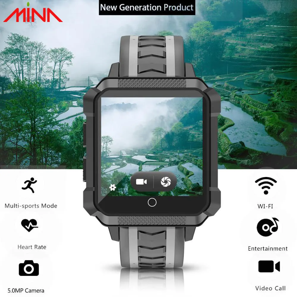 Смарт-часы Greentiger H7, 4G, мужские, gps, Wi-Fi, 1 Гб+ 8 Гб, 600 мАч, монитор сердечного ритма, Bluetooth, IP68, водонепроницаемые, умные часы PK B57