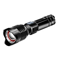 new p90 flashlights usb charging output multifunctional telescopic zoom aluminum alloy lighting flashlights