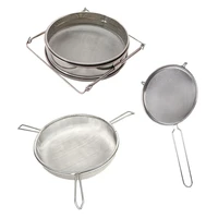 1pcs stainless steel double layer honey sieve filtration bee honey filter strainer machine extractor beekeeping tools reusable