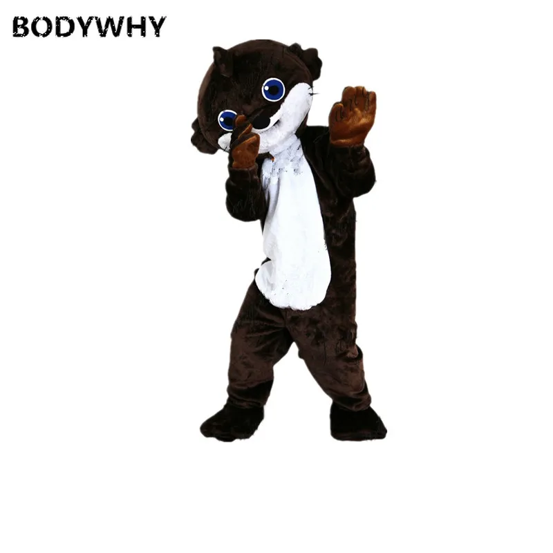 Рекламный милый новый костюм-талисман бобра коричневый костюм собаки животного