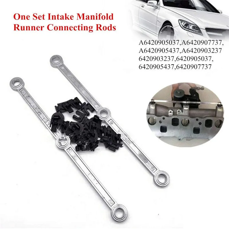 

1 Set Air Intake Inlet Manifold Connecting Rods Repair Kit For Mercedes Diesel 3.0 3.2 6420907737 6420903237 6420905037 64209054