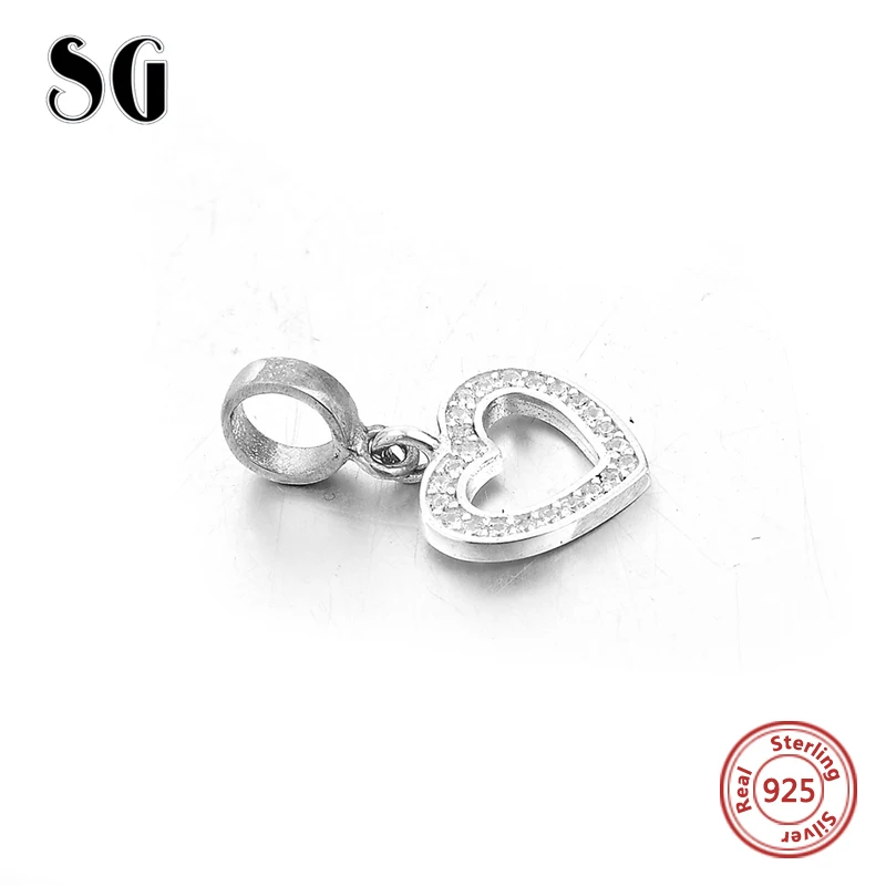 SG хит 925 пробы серебряные подвески мама навсегда сердце с надписью Best Friend любовь кулон бусины, соответственные Пандоре обаятельные браслеты для Для женщин ювелирные изделия