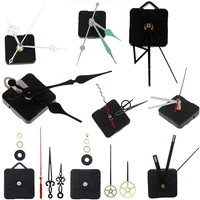 diy clock hollow heart metal texture creative wall clock retro wall clock movement accessories black hands repair kit