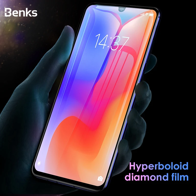 Benks VPRO HD 0 3 мм закругленные края полное покрытие закаленное стекло экран для Xiaomi 9
