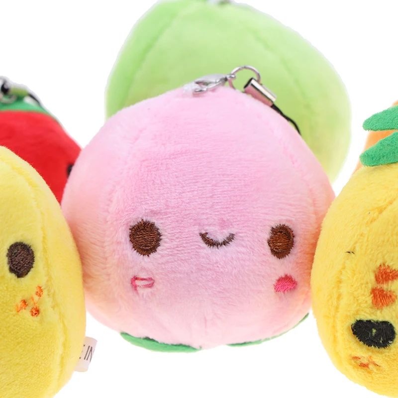 1 шт. фруктовая плюшевая игрушка мини милая мягкая брелок Маленькая подвеска