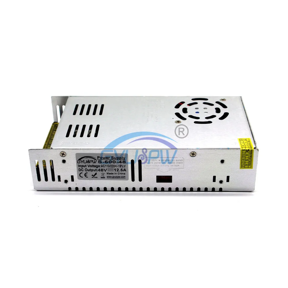 Импульсный источник питания с одним выходом 600 Вт 48 В 220 А|switch power|switching power supply48v 12.5a