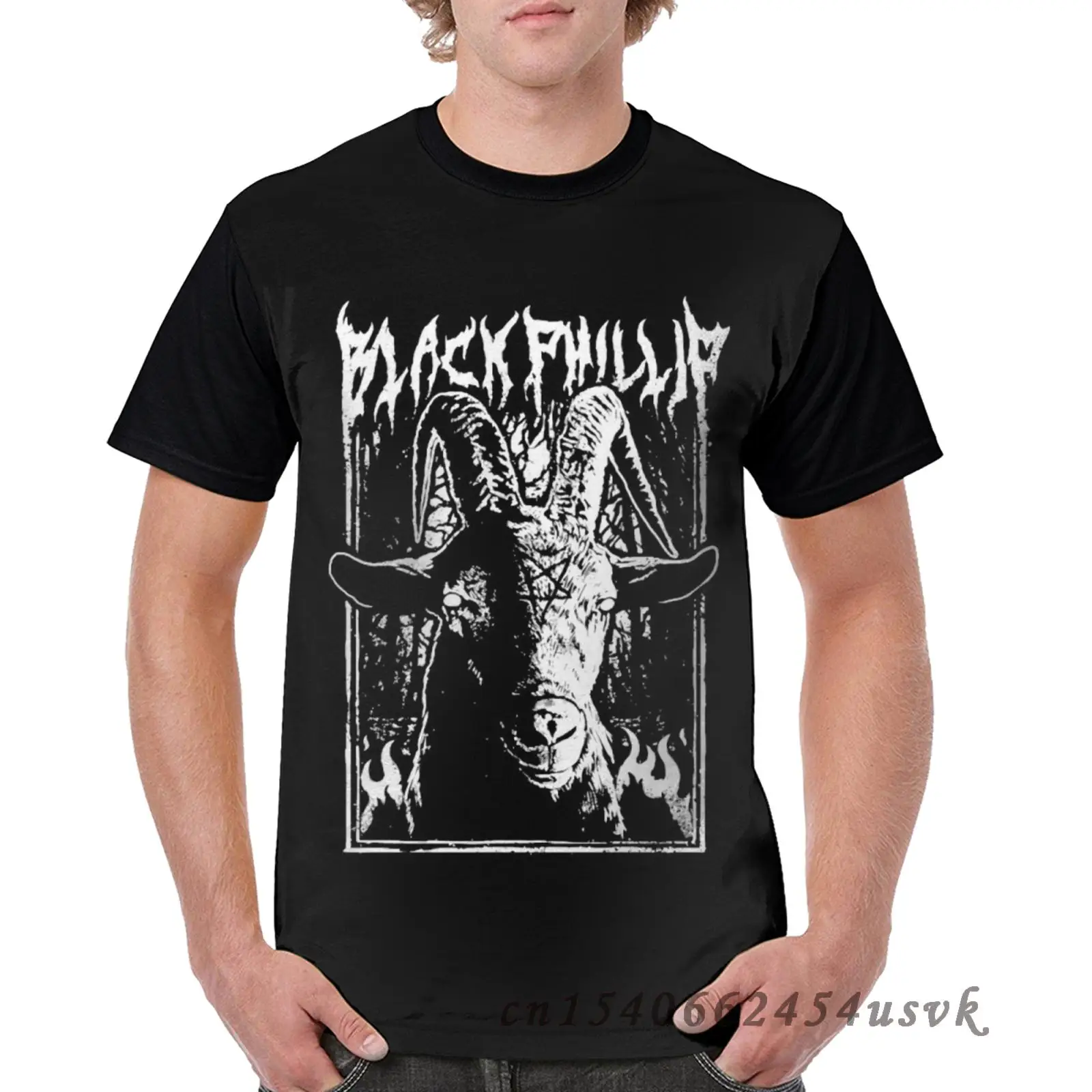 Забавная семейная Одинаковая одежда Черная Мужская футболка с принтом Коза