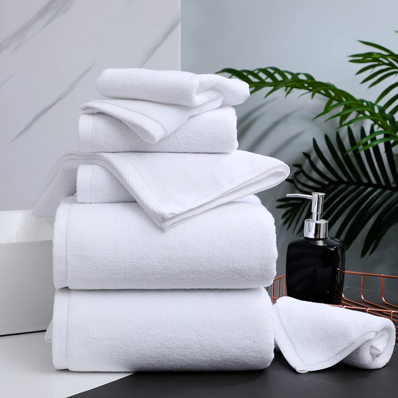 

1PCS White Soft Microfiber Cotton Towel Fabric Face Towel Hotel Bath Towels Wash Hand Towels Portable Terry Small Towels W009