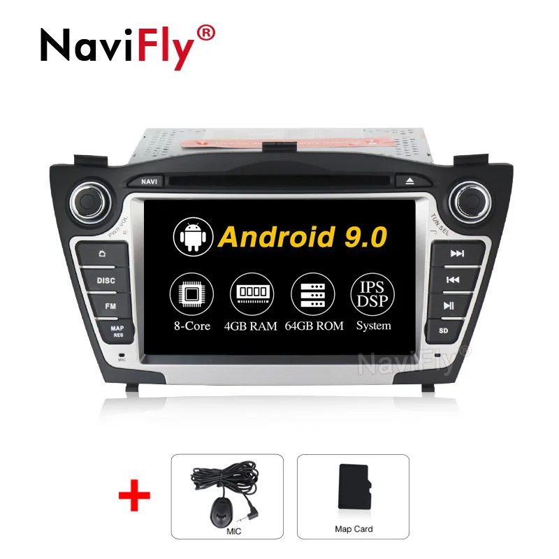 8 ядерный ips DSP Android 9,0 автомобильный dvd-плеер Радио авторадио для hyundai IX35 TUCSON 2009- ix35 Canbus USB SD wifi RDS gps navi - Цвет: 8Core 4G 64G IPS DSP