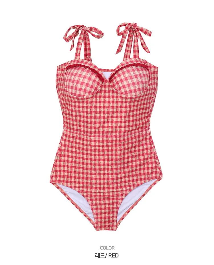 Женский купальник с пуш-апом монокини Корейская пляжная одежда для женщин | Спорт