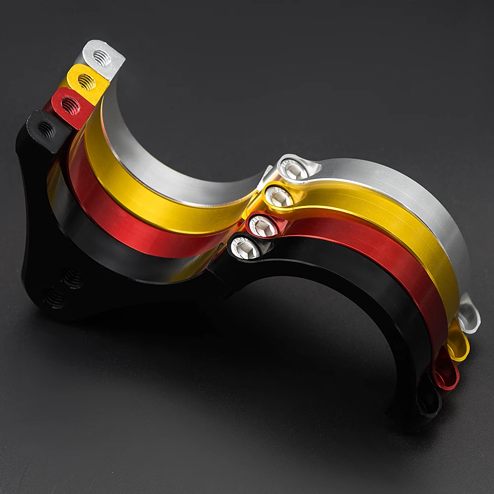 Универсальный алюминиевый зажим для рулевого демпфера 27-50 51 52 53 54 55 56 57 58 60 мм CNC