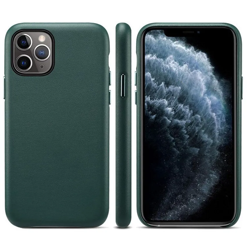 Чехол из натуральной кожи для iPhone 12 Pro Max 11 Xs SE 2020 чехол телефона Xr X 8 Plus 7 роскошный