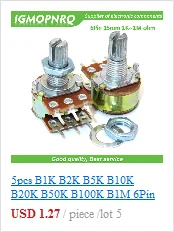 10 шт./лот 3296W-1-504LF 3296 Вт 504 500K Ом верхнее регулирование многооборотный Подстроечный резистор потенциометр Высокая точность переменный резистор